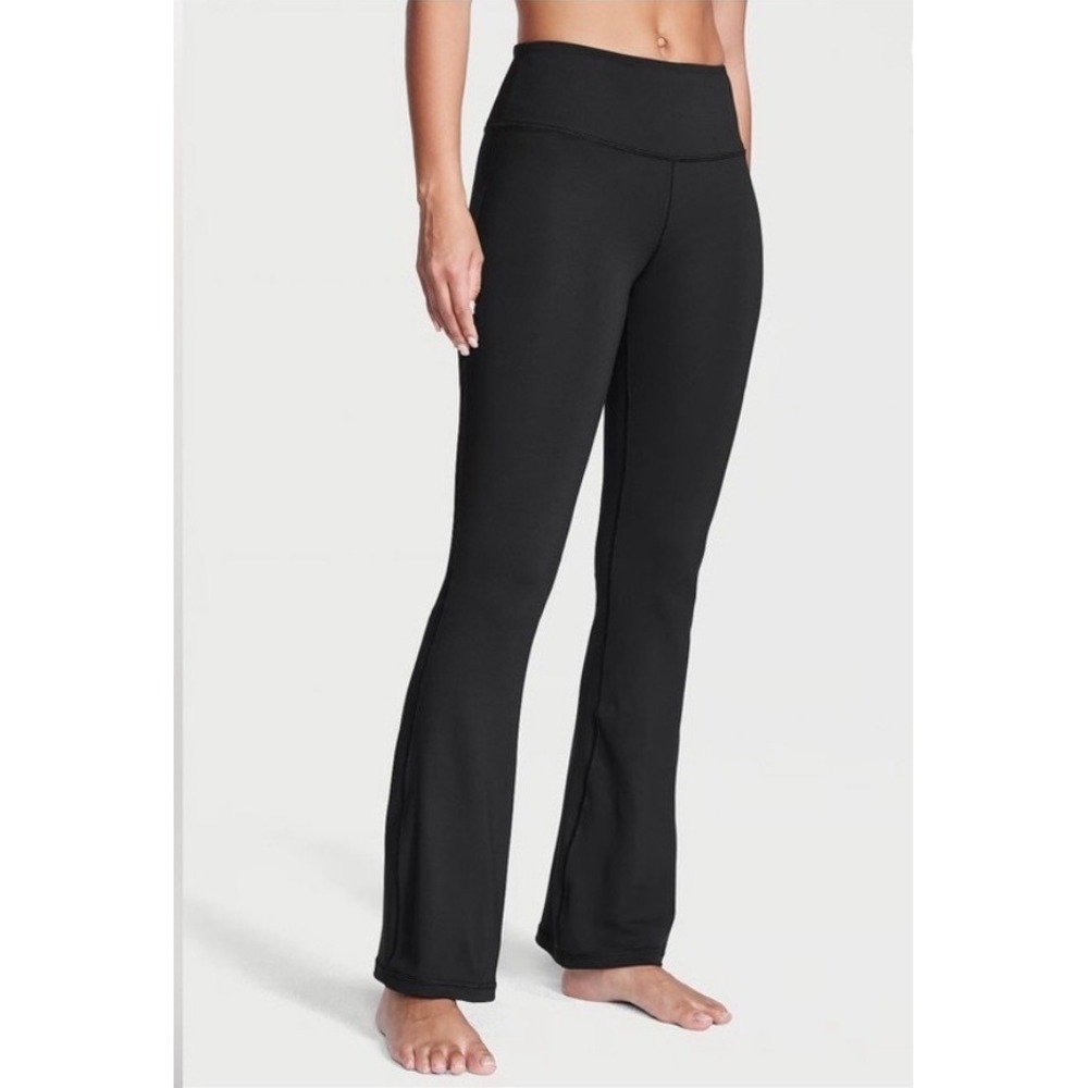 Victoria's Secret On Point Flow Yoga Pants Flare Black XXL NWT High Waist
